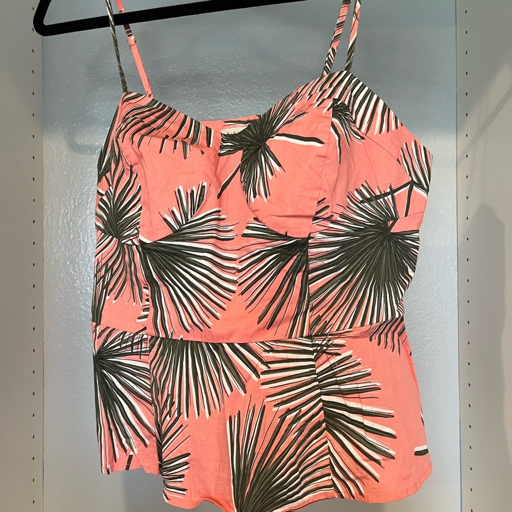 Peplum tank top